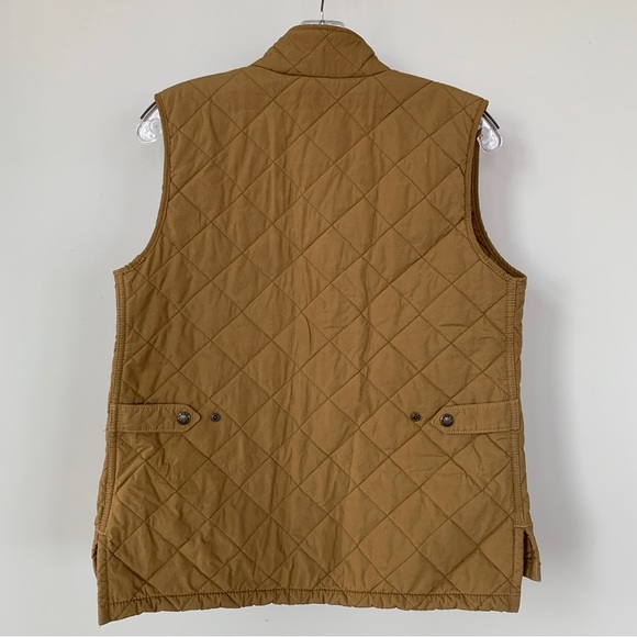 Filson Tan Quilted Full Zip Vest Size M - Picture 3 of 9